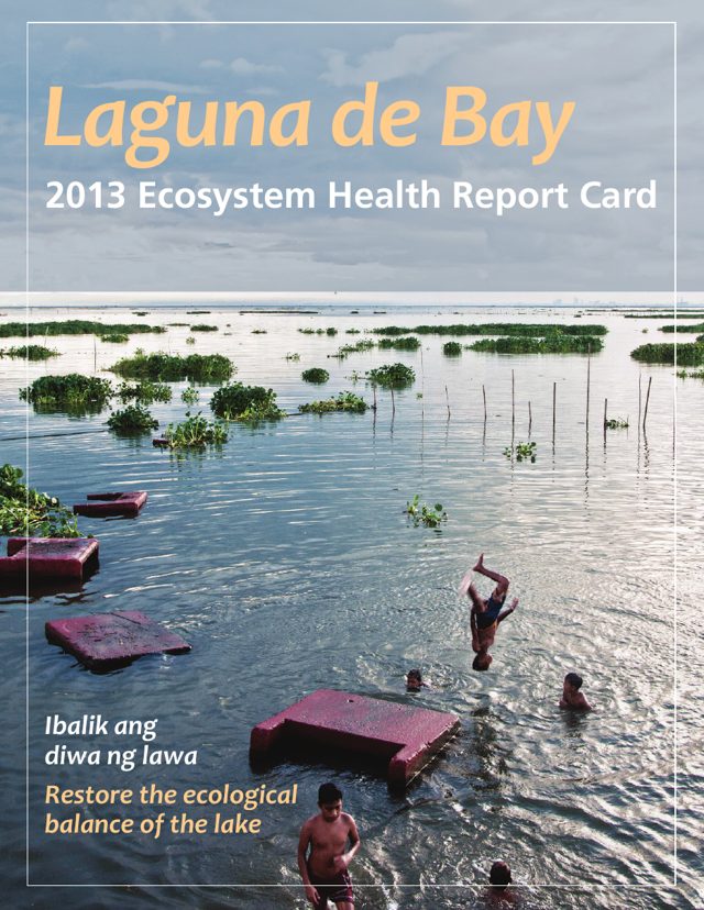Cover of Laguna de Bay Ecosystem Health Report Card 2013