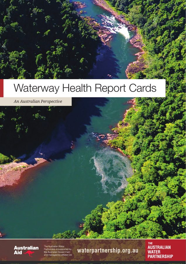 Cover of Waterway Health Report Cards: An Australian Perspective 2020